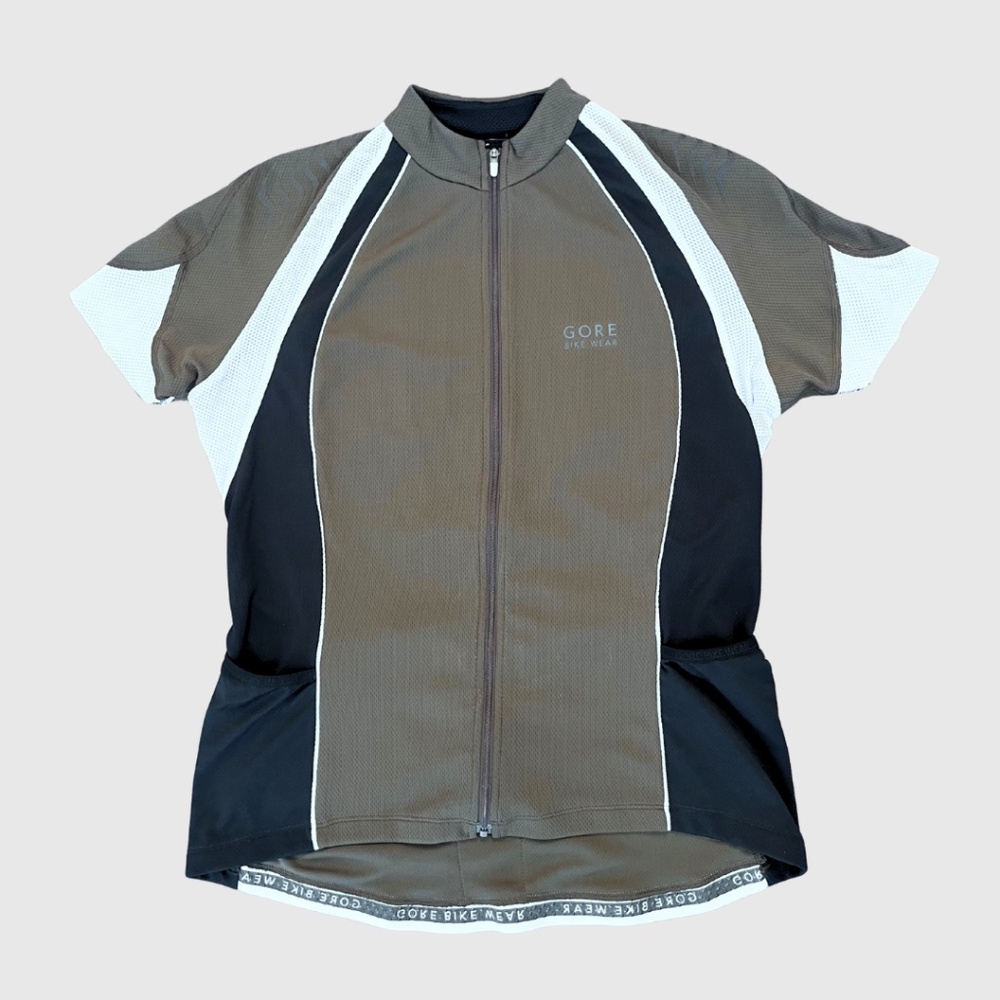 GORE Cycling Jersey Women's Full Zip Olive Green/Black XL